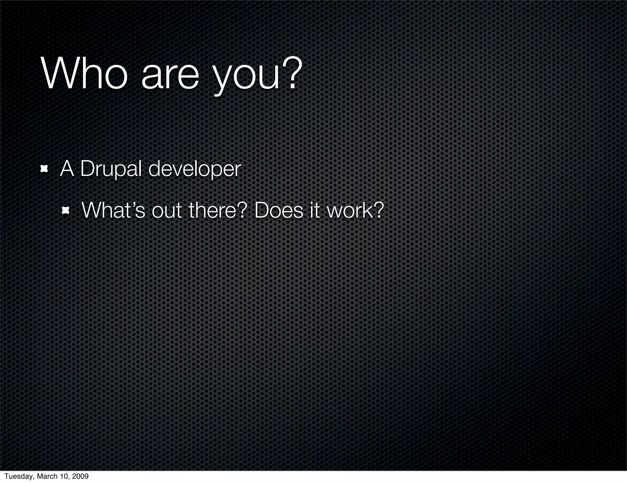 Beyond The Web: Drupal Meets The Desktop (And Mobile)
