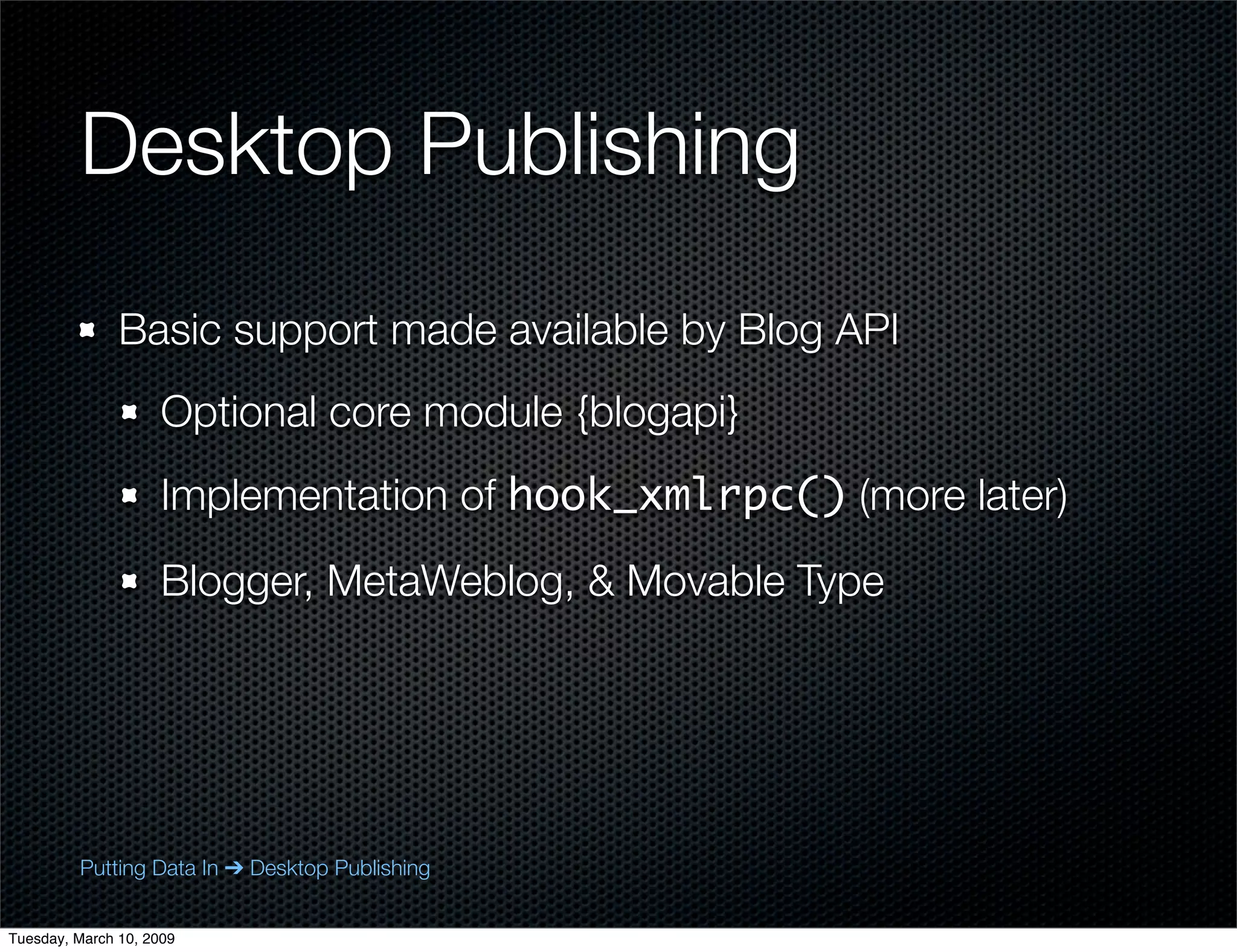 Beyond The Web: Drupal Meets The Desktop (And Mobile)