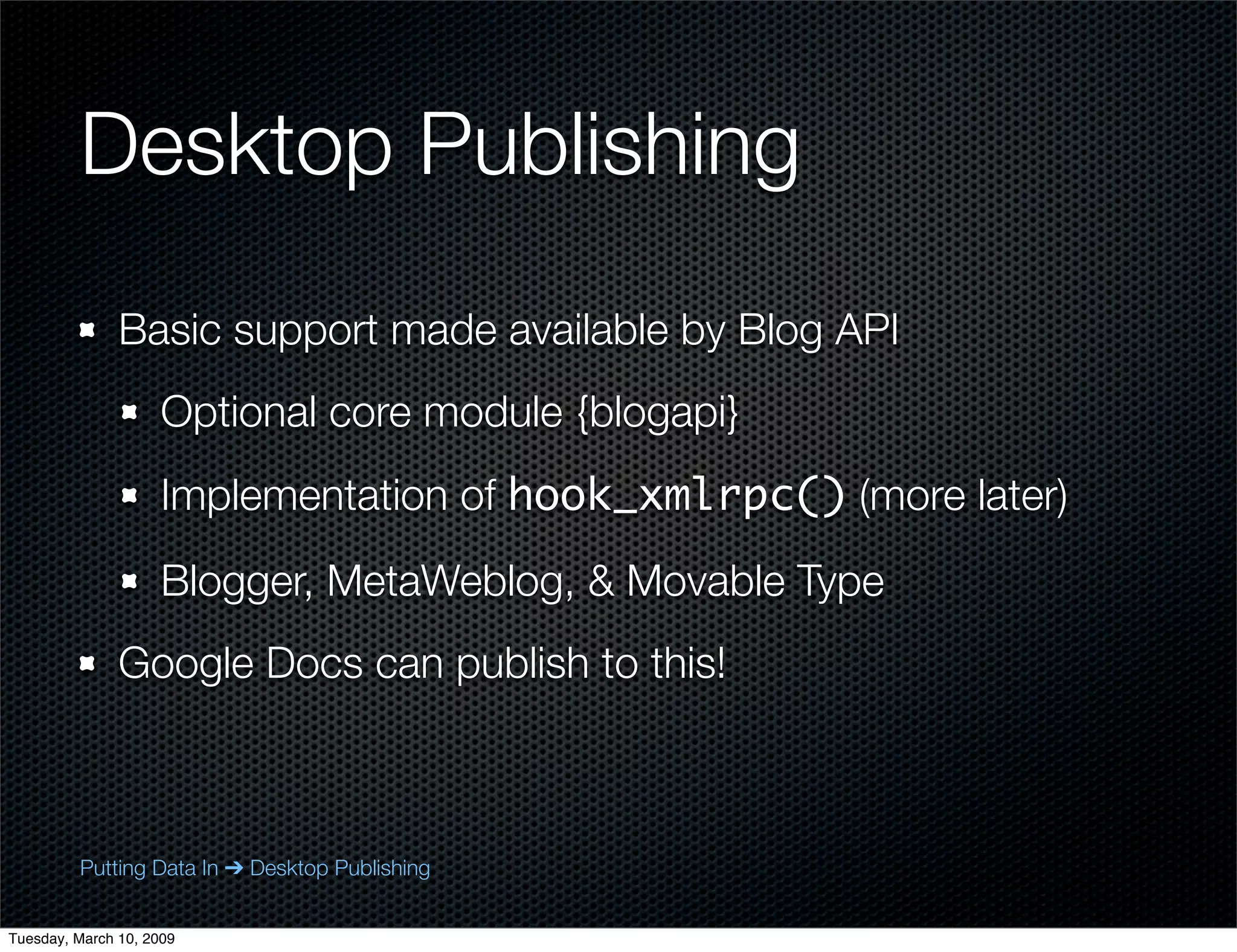 Beyond The Web: Drupal Meets The Desktop (And Mobile)