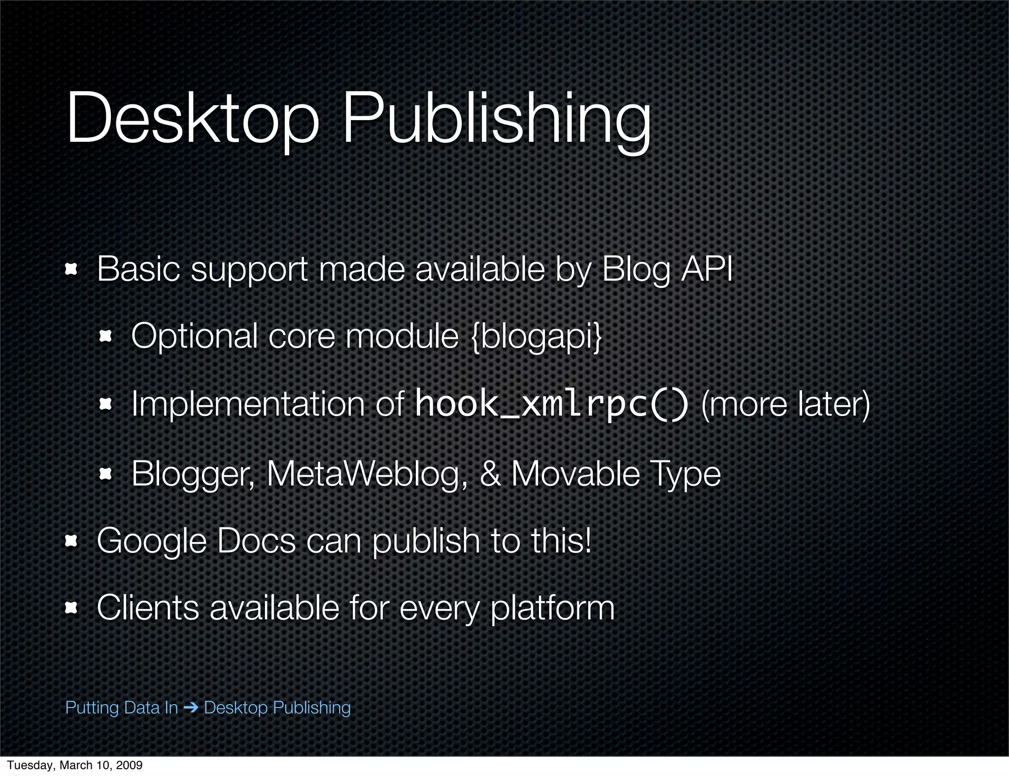 Beyond The Web: Drupal Meets The Desktop (And Mobile)
