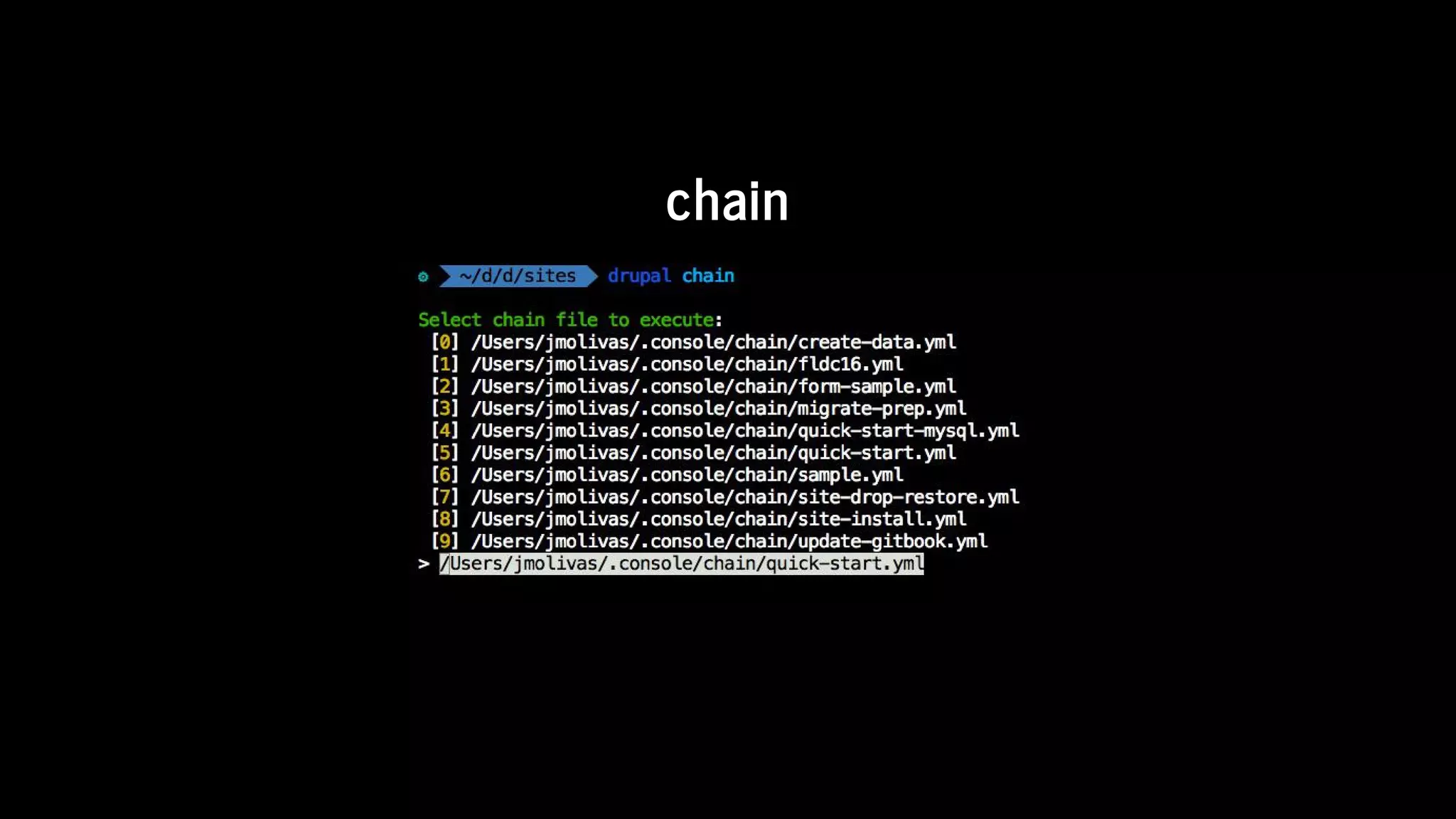 chain
 