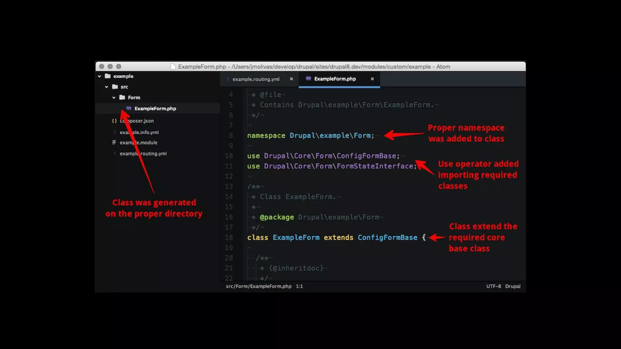 src/Form/ExampleForm.php
 
