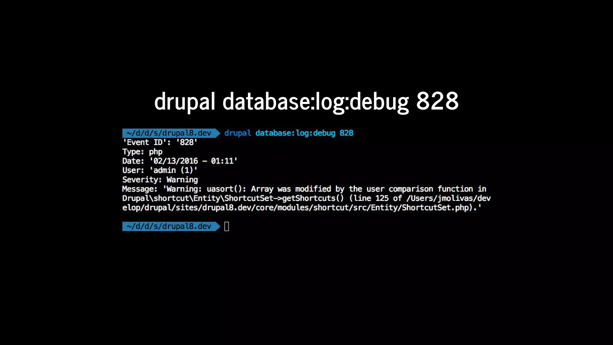 drupal	database:log:debug	828
 