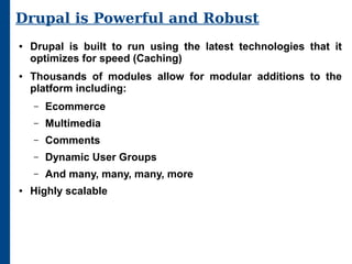 Drupal Content Management System | ODP