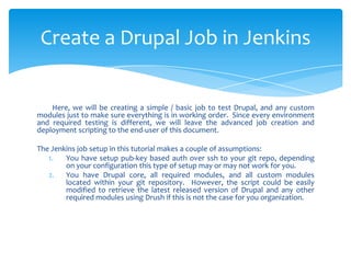 1.   Open up our favorite web browser
     and point it to our new Jenkins server
     (http://jenkins.ourdomain.com:8080)...