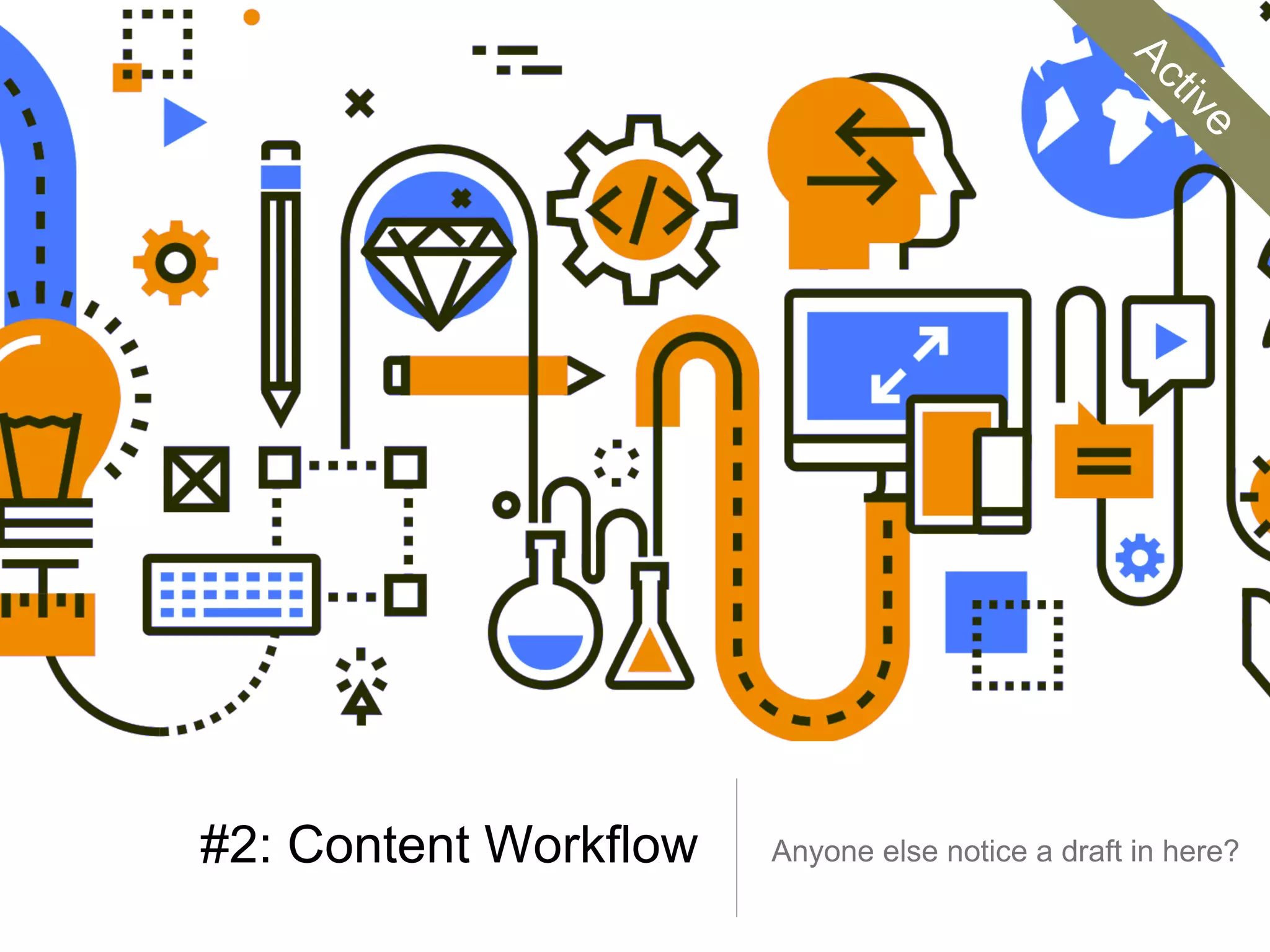 #2: Content Workflow Anyone else notice a draft in here?
 