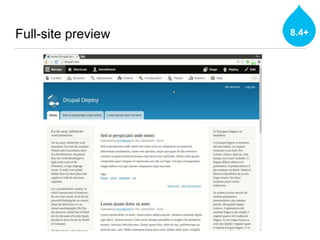 Full-site preview 8.4+
 