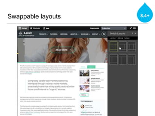 Swappable layouts 8.4+
 