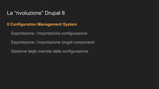 Drupal Day 2015 -  Drupal 8  dal download del core alla pubblicazione in produzione