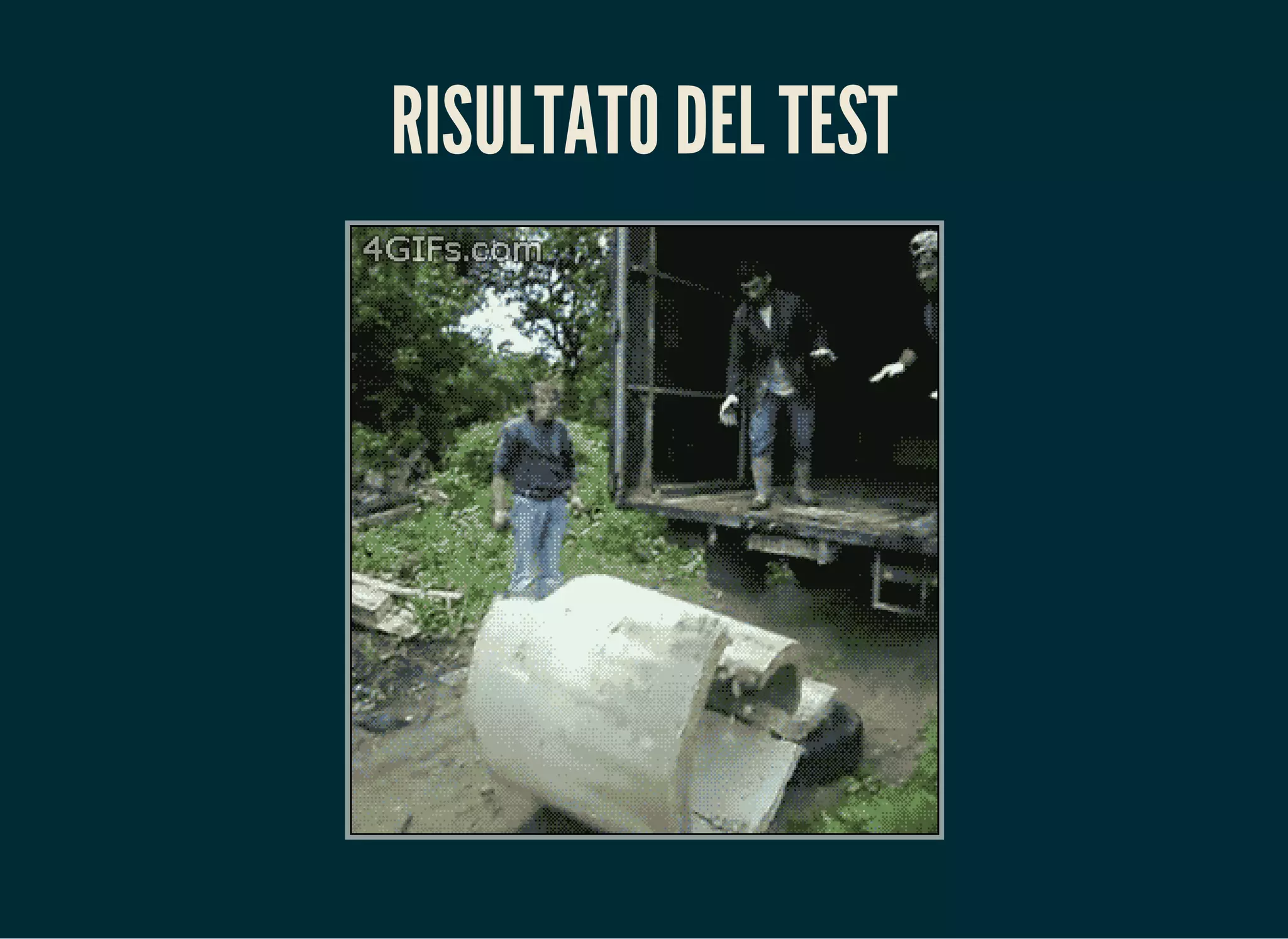 RISULTATO DEL TEST
 
