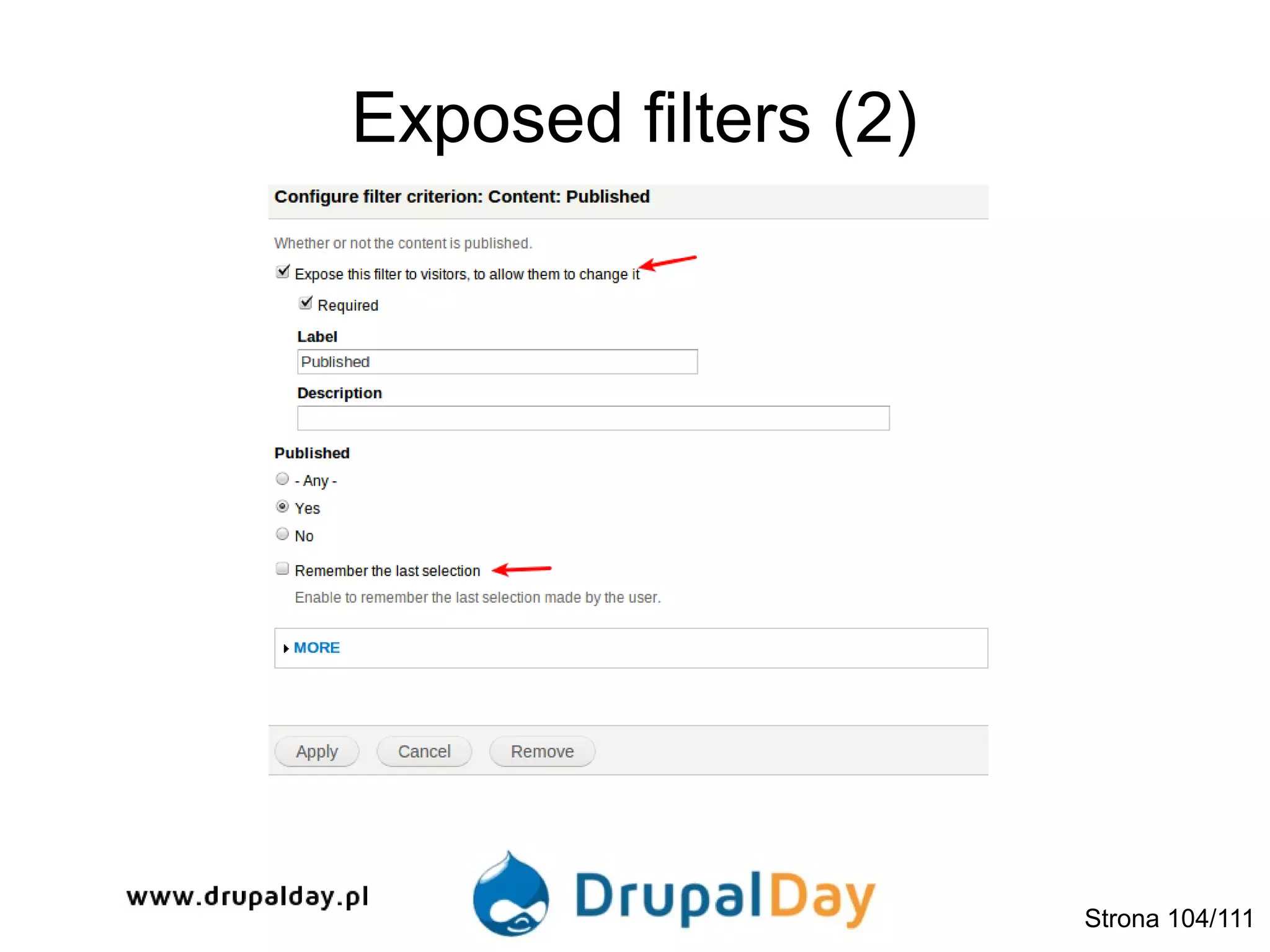 Exposed filters (2)
Strona 104/111
 