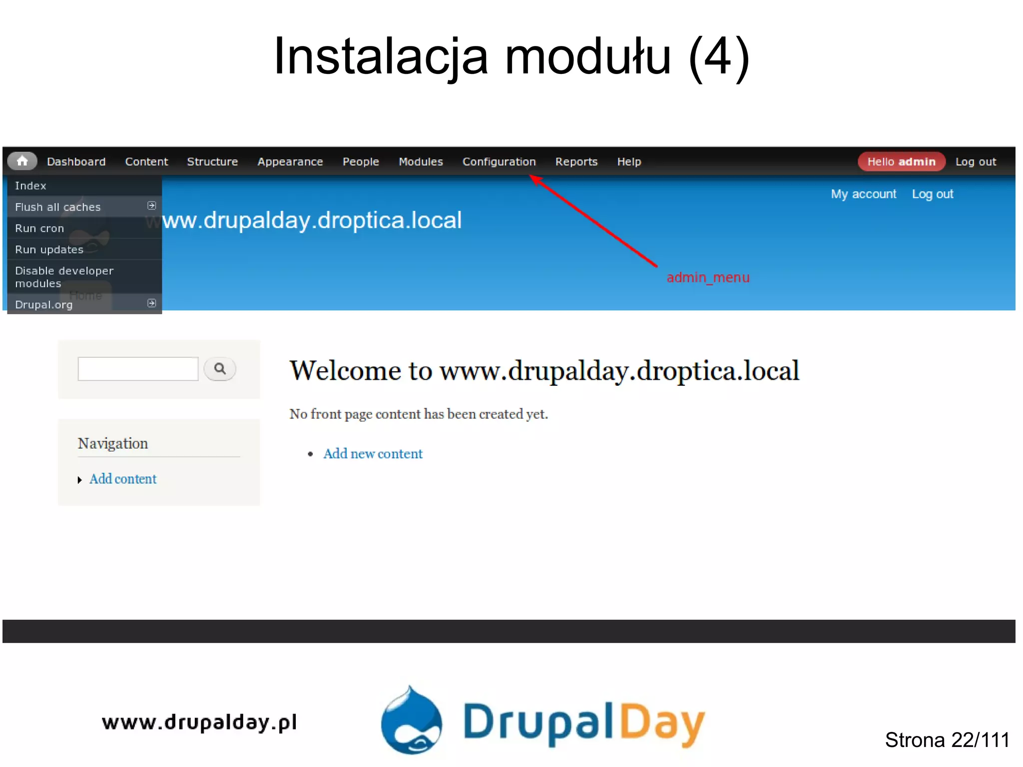 Instalacja modułu (4)
Strona 22/111
 