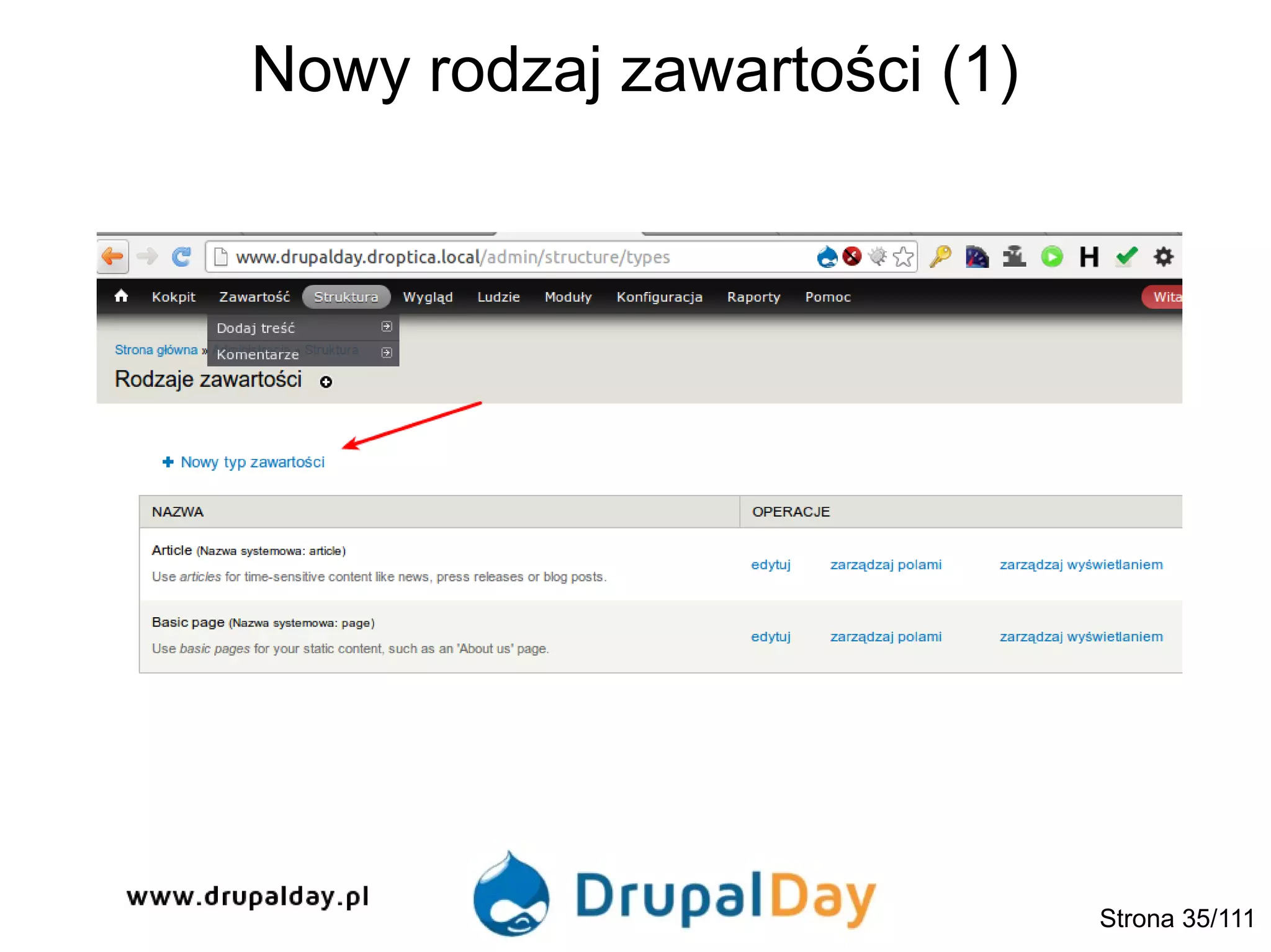 Nowy rodzaj zawartości (1)
Strona 35/111
 