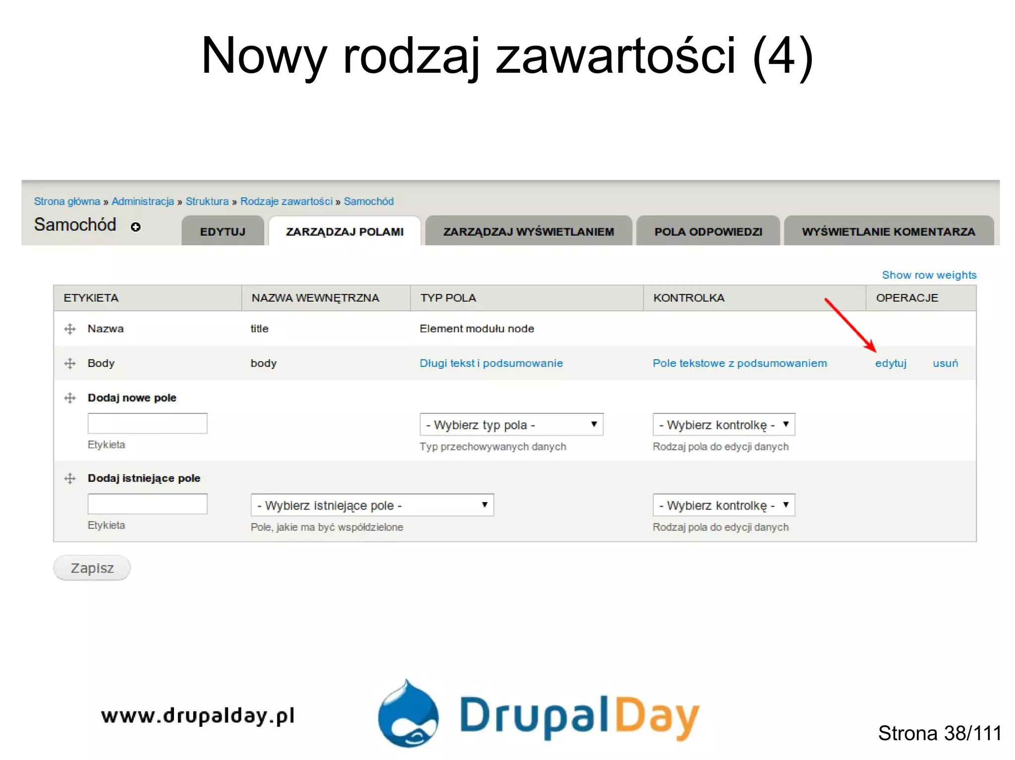 Nowy rodzaj zawartości (4)
Strona 38/111
 