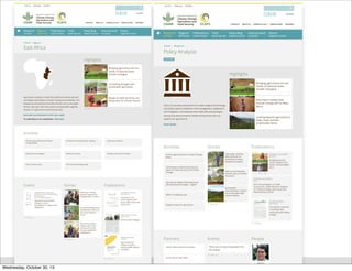 Integrating DSpace with Drupal: The CCAFS story