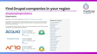 Find Drupal companies in your region
drupal.org/organizations
 