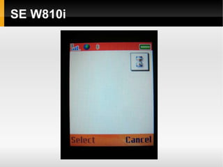 SE W810i 