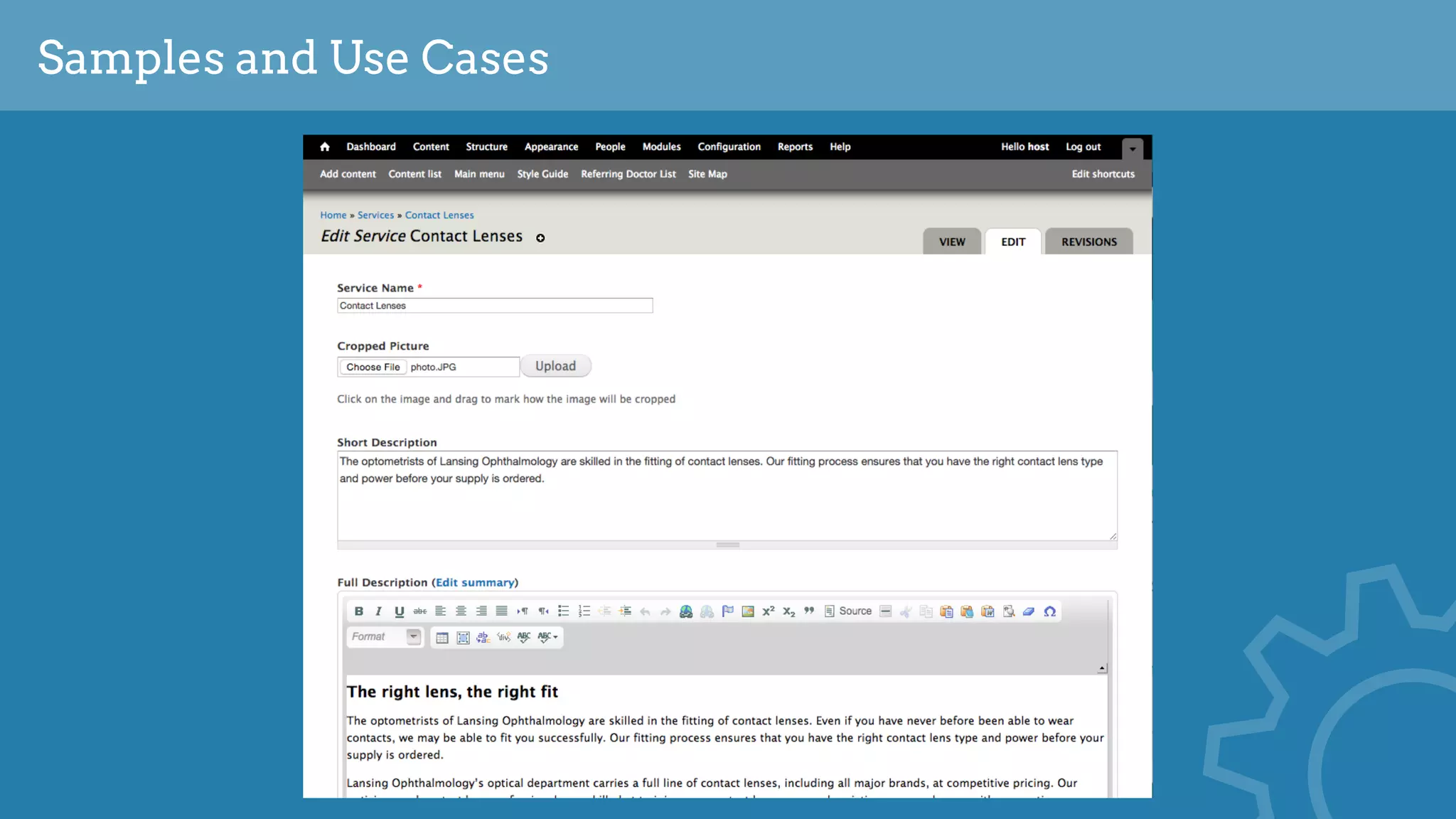 Samples and Use Cases
 