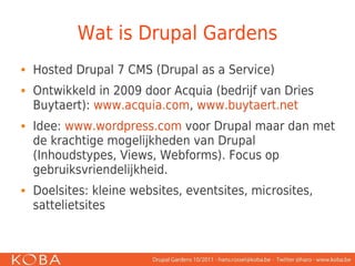 Drupal Gardens Drupal Gardens