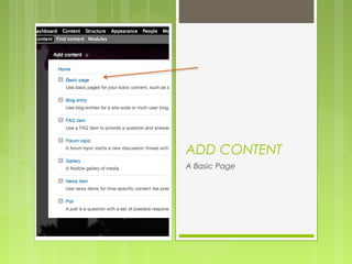 ADD CONTENT
A Basic Page
 