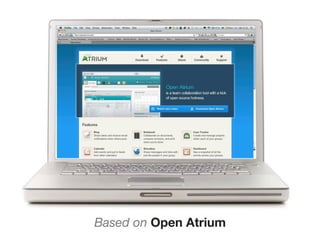 Based on Open Atrium
 