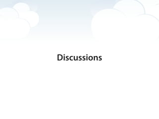 Discussions
 