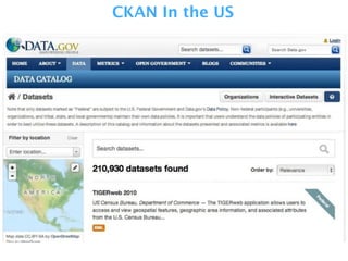 CKAN In the US
 