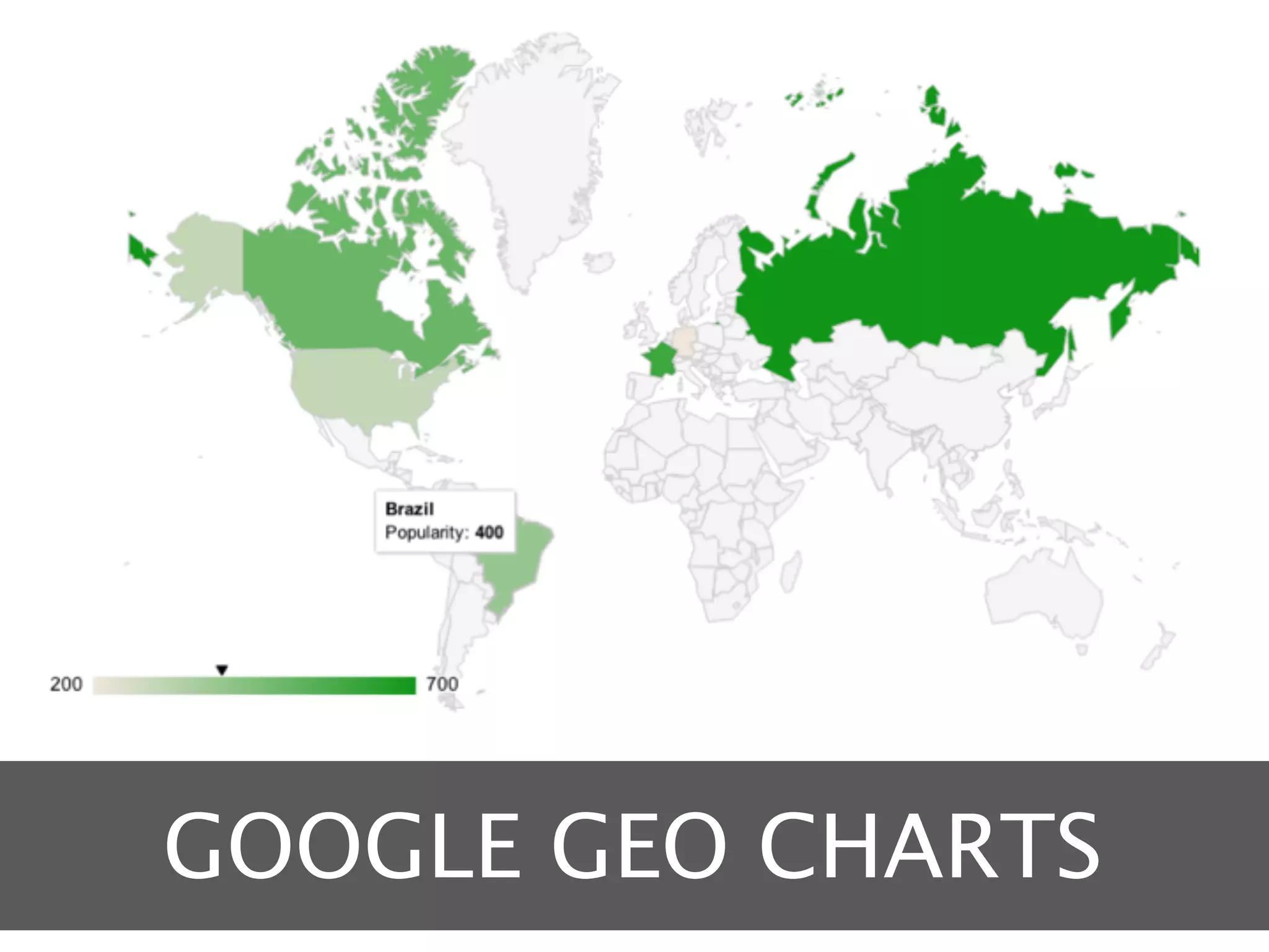 GOOGLE GEO CHARTS
 