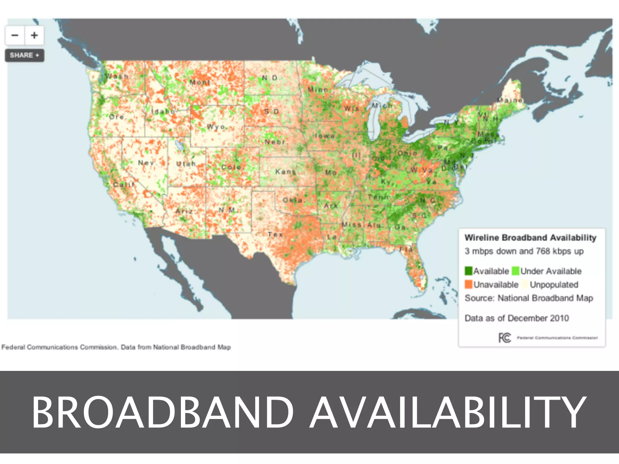 BROADBAND AVAILABILITY
 