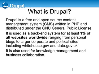 Drupal introduction | ODP