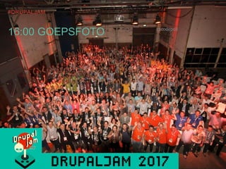 #DRUPALJAM
@codepo8
16:00 GOEPSFOTO
 