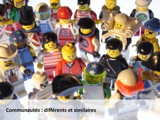 Communautés : différents et similaires
 