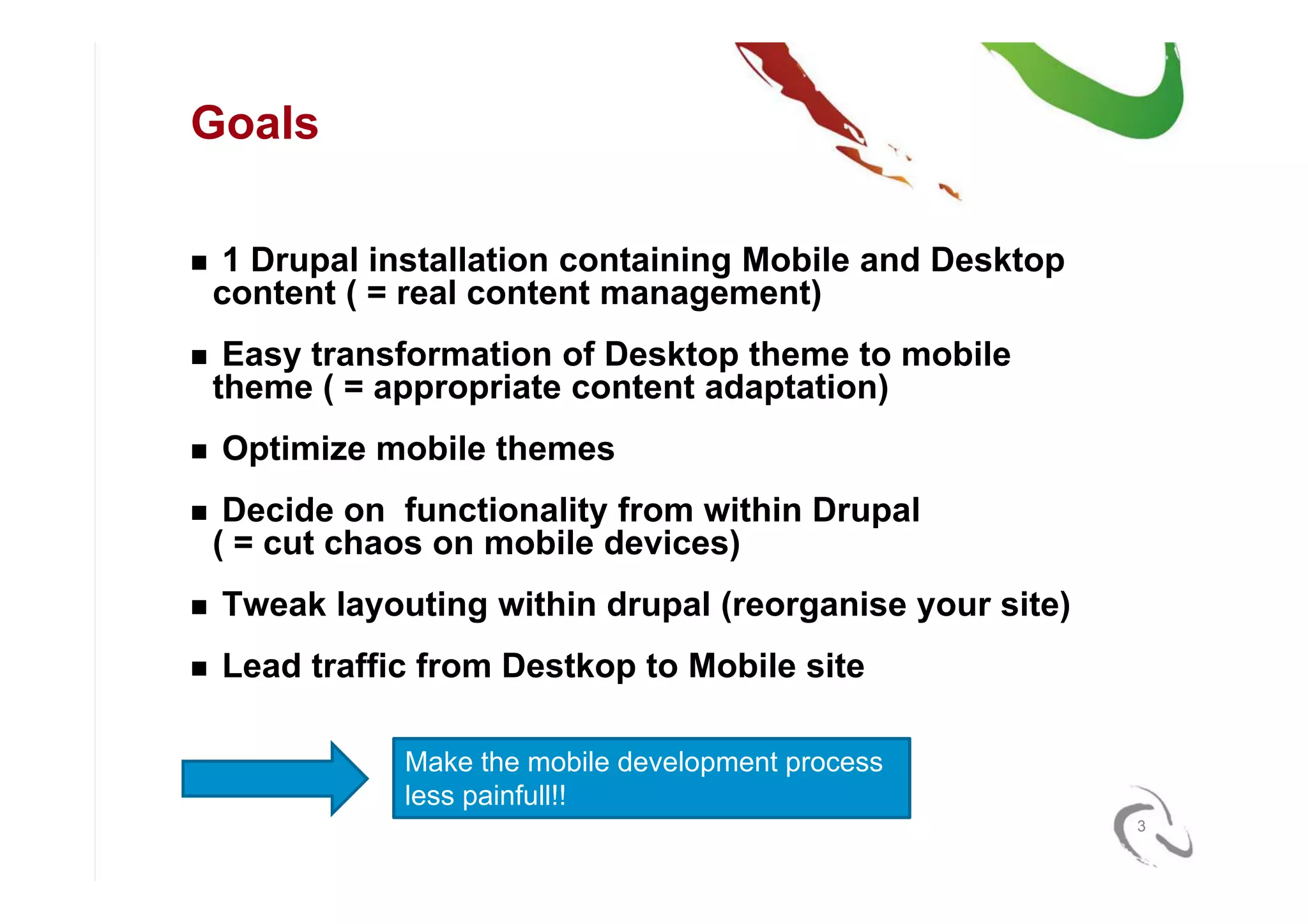 Mobile Strategies for Drupal (NY DrupalCamp6)