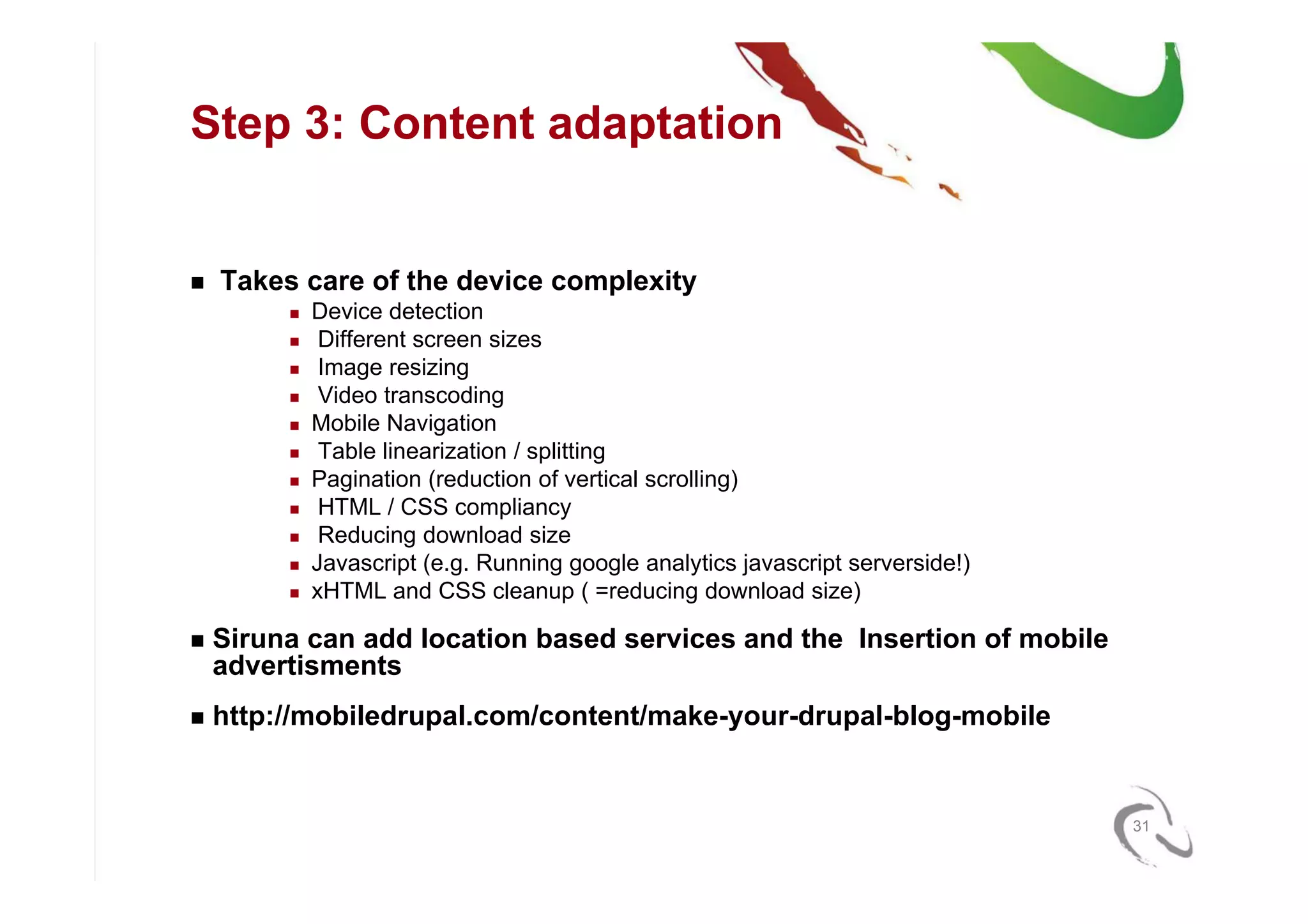 Mobile Strategies for Drupal (NY DrupalCamp6)