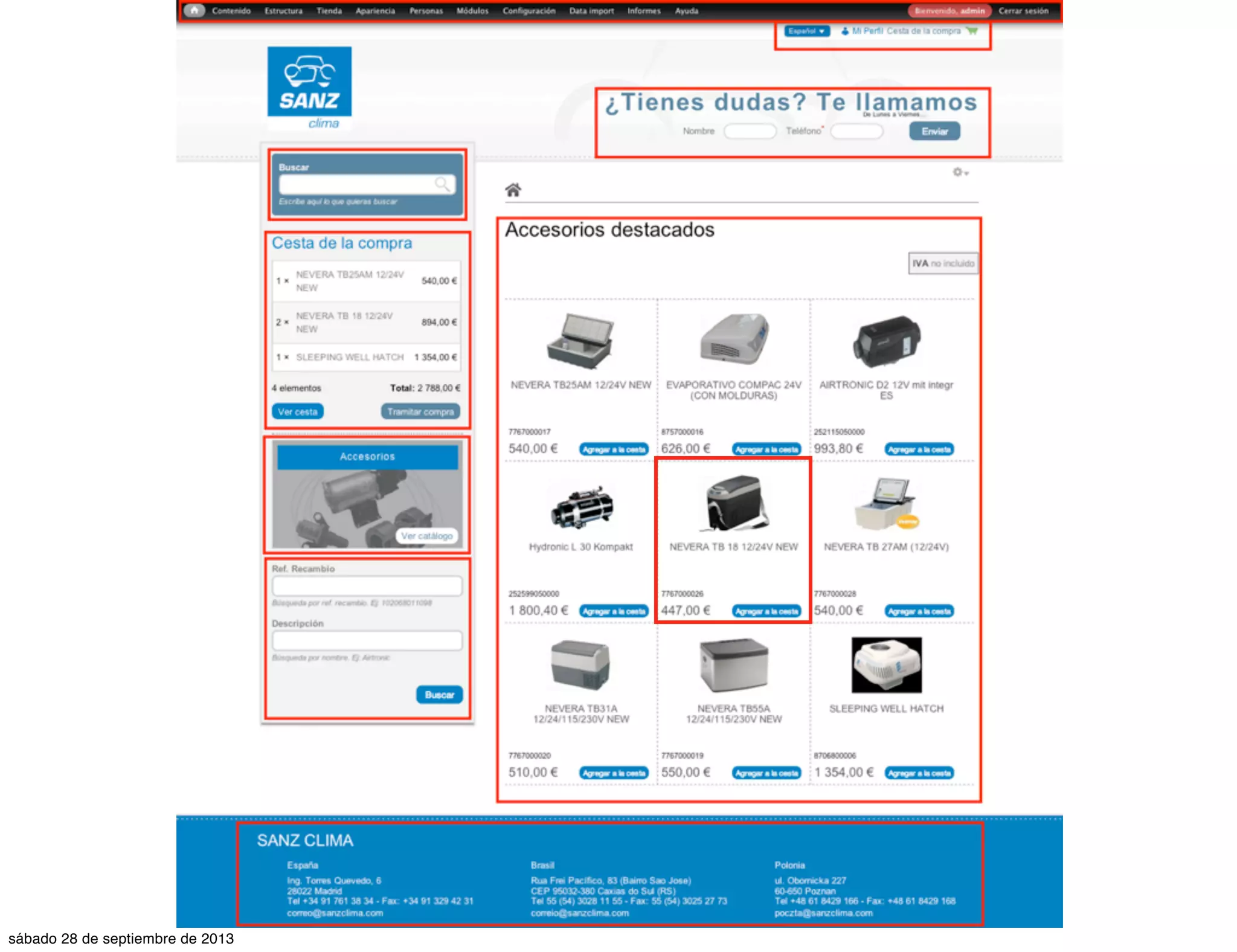 sábado 28 de septiembre de 2013
 