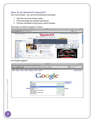 Drupal Search Engine Marketing (SEM) Tips Slide 10