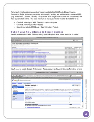 Drupal Search Engine Marketing (SEM) Tips Slide 5