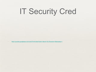 IT Security Cred
✦ https://youtube.googleapis.com/v/am3TmXm3doA?start=1&end=103.7&version=3&autoplay=1
 