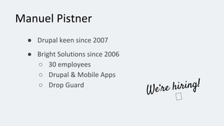 ●
●
○
○
○
We‘re hiring!
 