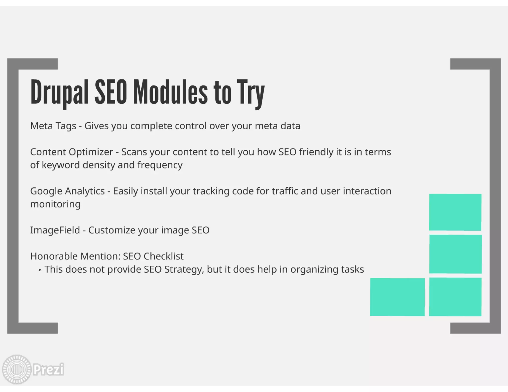 The Challenges of SEO and Drupal Sites