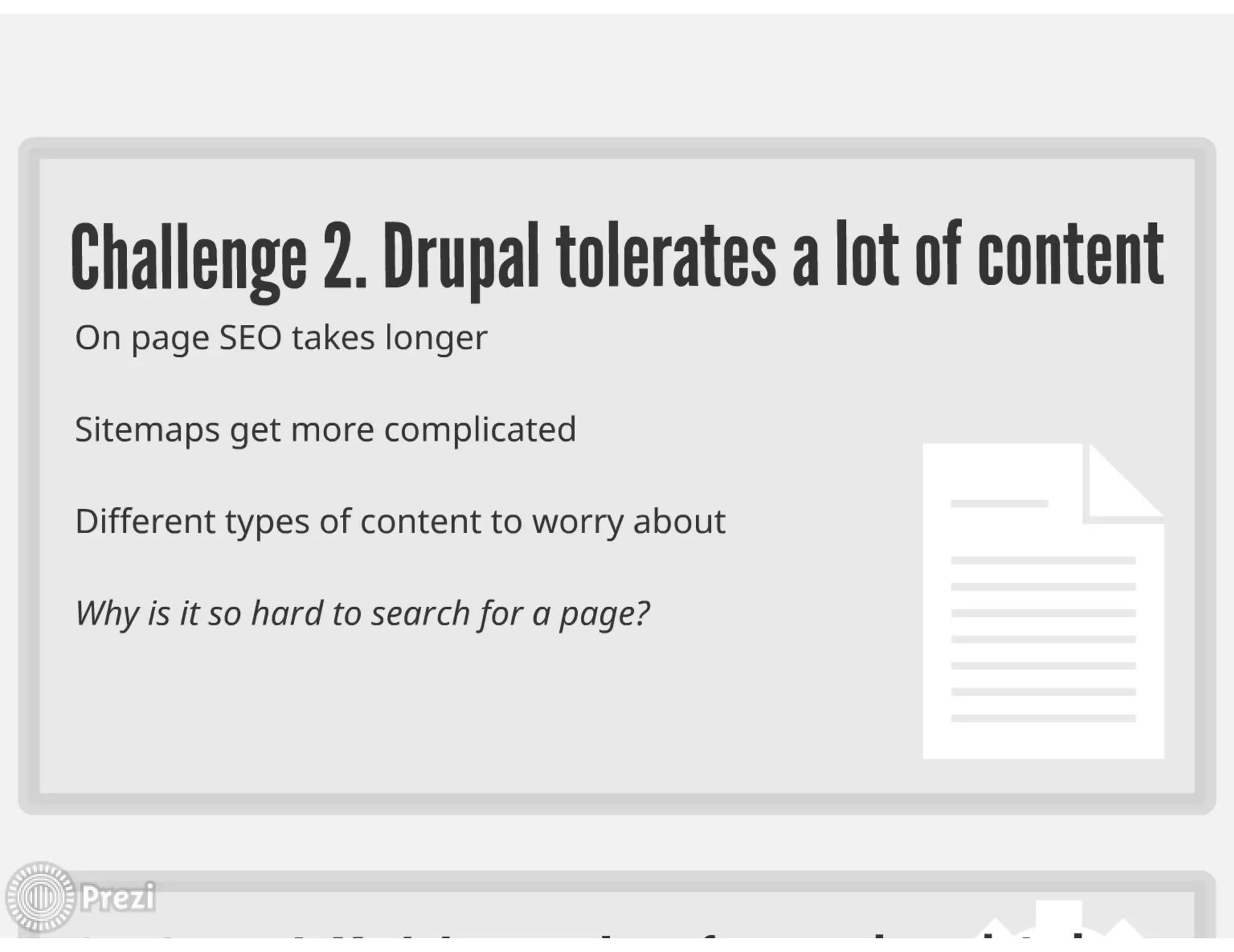 The Challenges of SEO and Drupal Sites