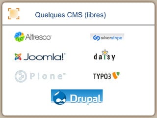 Quelques CMS (libres) 
