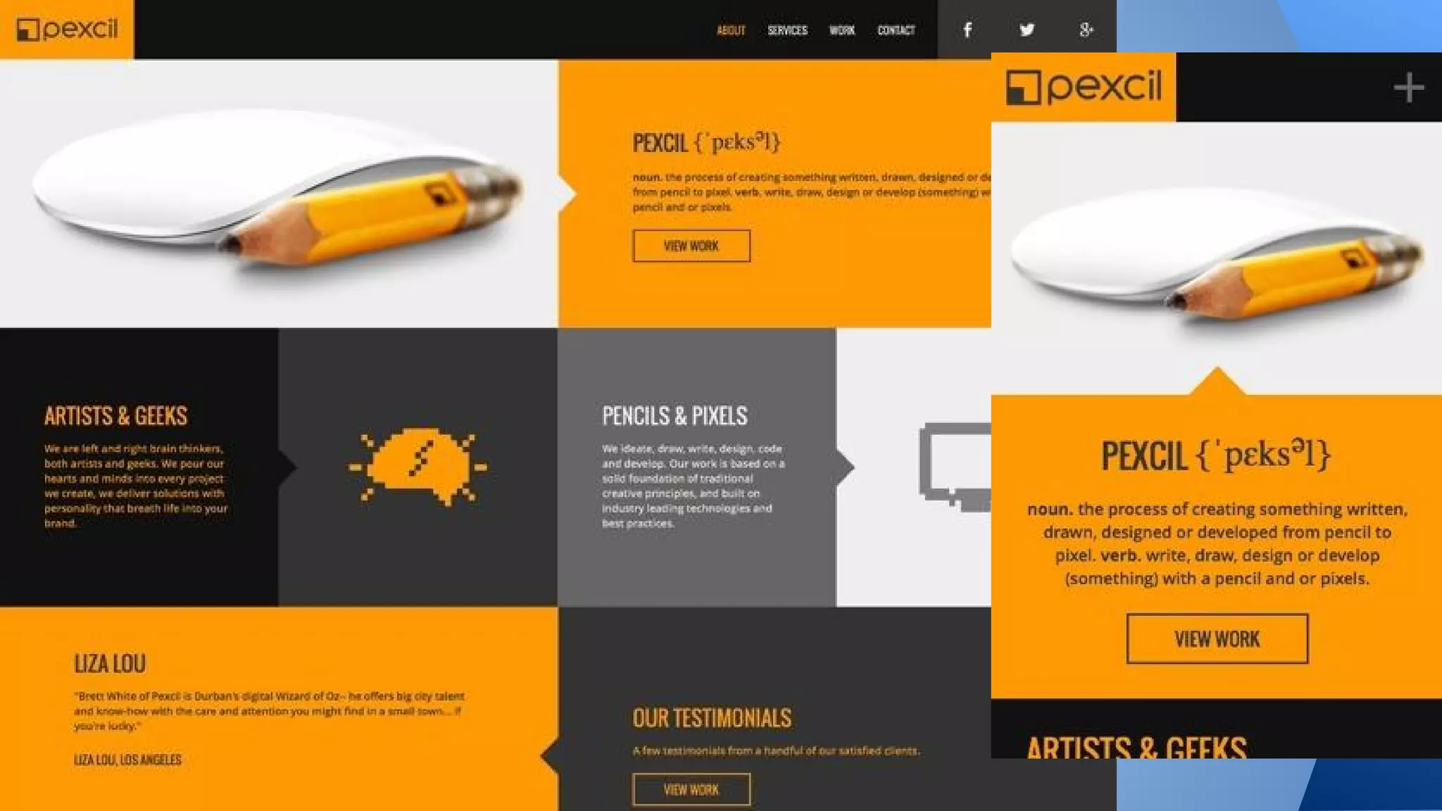 In the left corner: Foundation
 