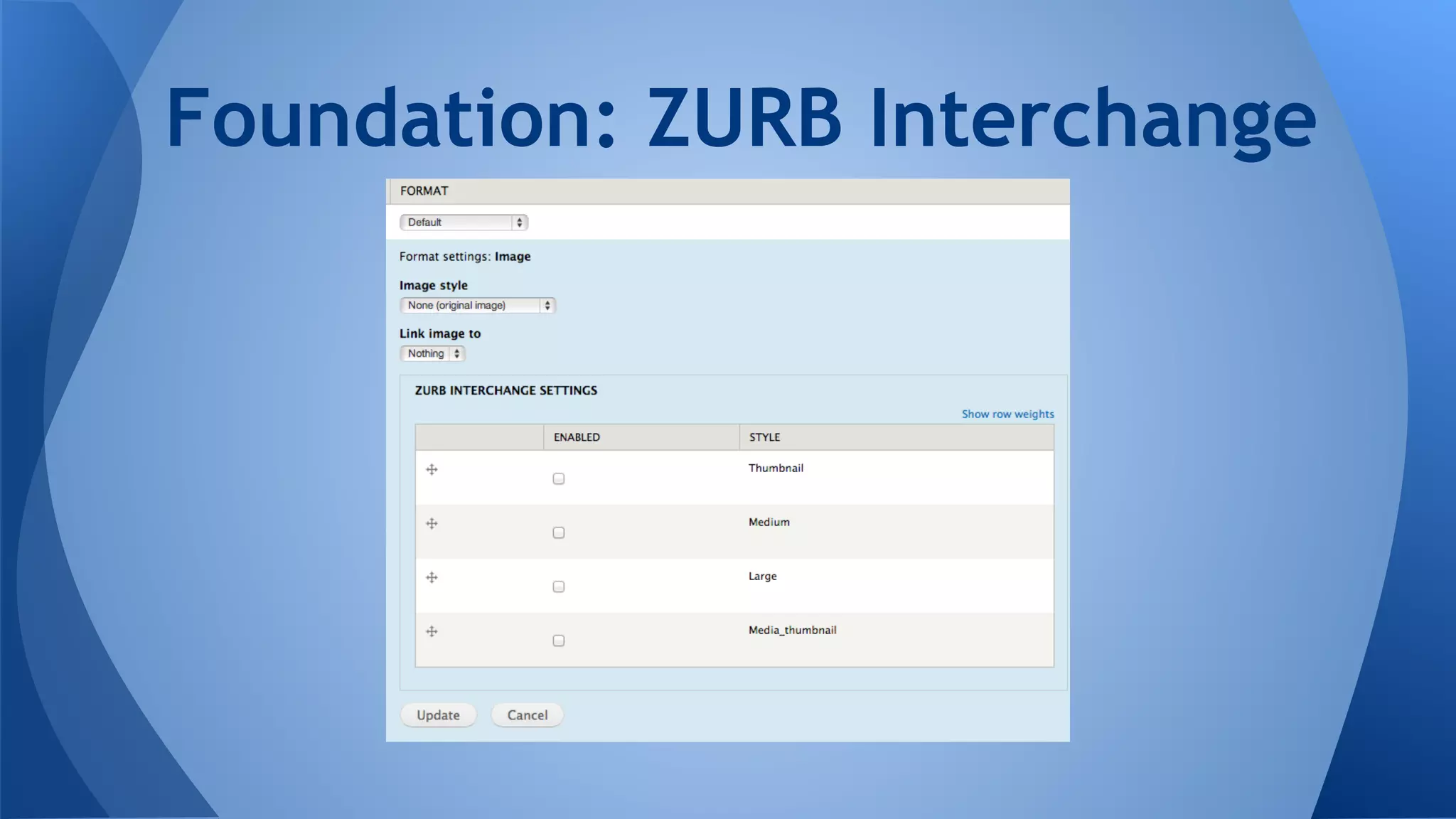 Foundation: ZURB Interchange
 