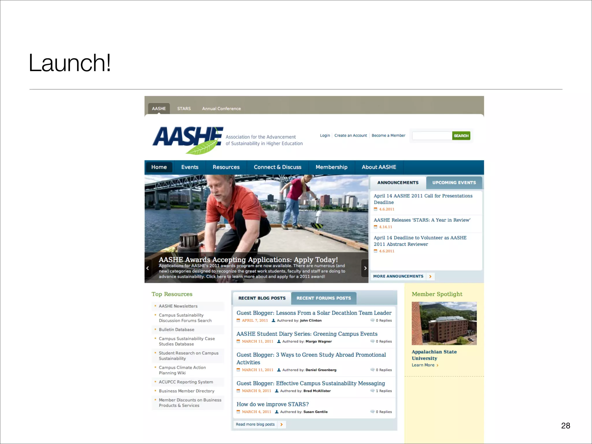 Launch!




          28
 