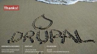 SIDDHARTA NAVARRO
Co-founder of Atenea tech
Software Engineer
CONTACT
+34 93 551 06 86
siddharta@ateneatech.com
FOLLOW ME
@sidddi
linkedin.com/in/siddhartanavarro
Thanks!
 