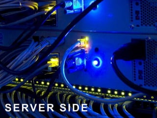Picture of a server rackSERVER SIDEImage source: hhttp://media.fasthosts.co.uk/image-archive/ServerRacks2.jpg