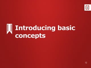 Introducing basic
concepts
12
 