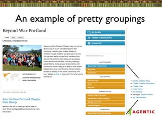 An example of pretty groupings
 