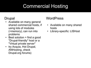 Running Drupal & WordPress<br />